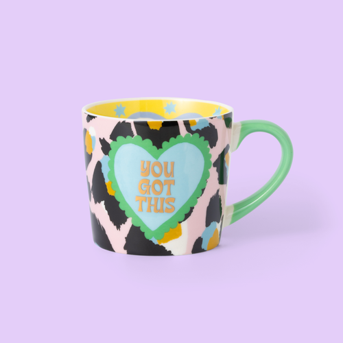 You Got This Pink Leopard Mug